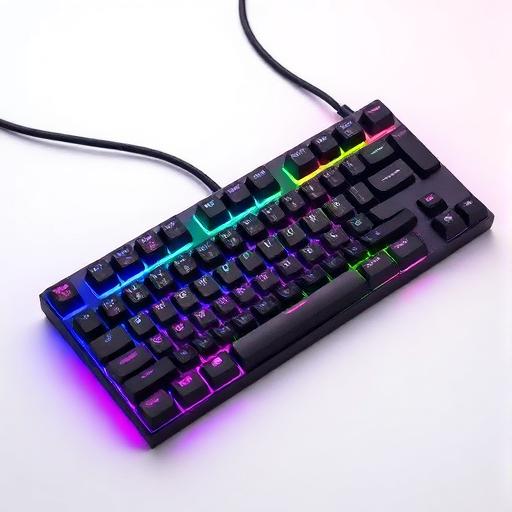 Teclado Mecânico Gamer RGB Switch Blue USB
